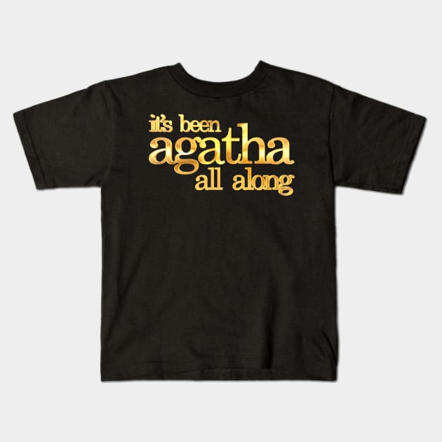 Agatha All Along | Pop Art Kids T-Shirt by williamcuccio